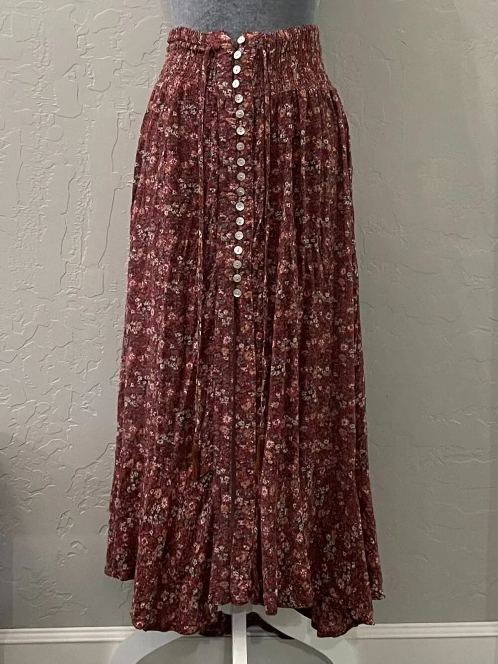 Rachel Roy brown flower floral maxi skirt (size S) - Picture 1 of 5